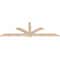 Ekena Millwork Redmond Smooth Timber Gable Bracket, Douglas Fir, 72"W x 24"H x 1 1/2"D x 3 1/2"F, 8/12 Pitch GBW072X24X0204RED00SDF - alternate 5